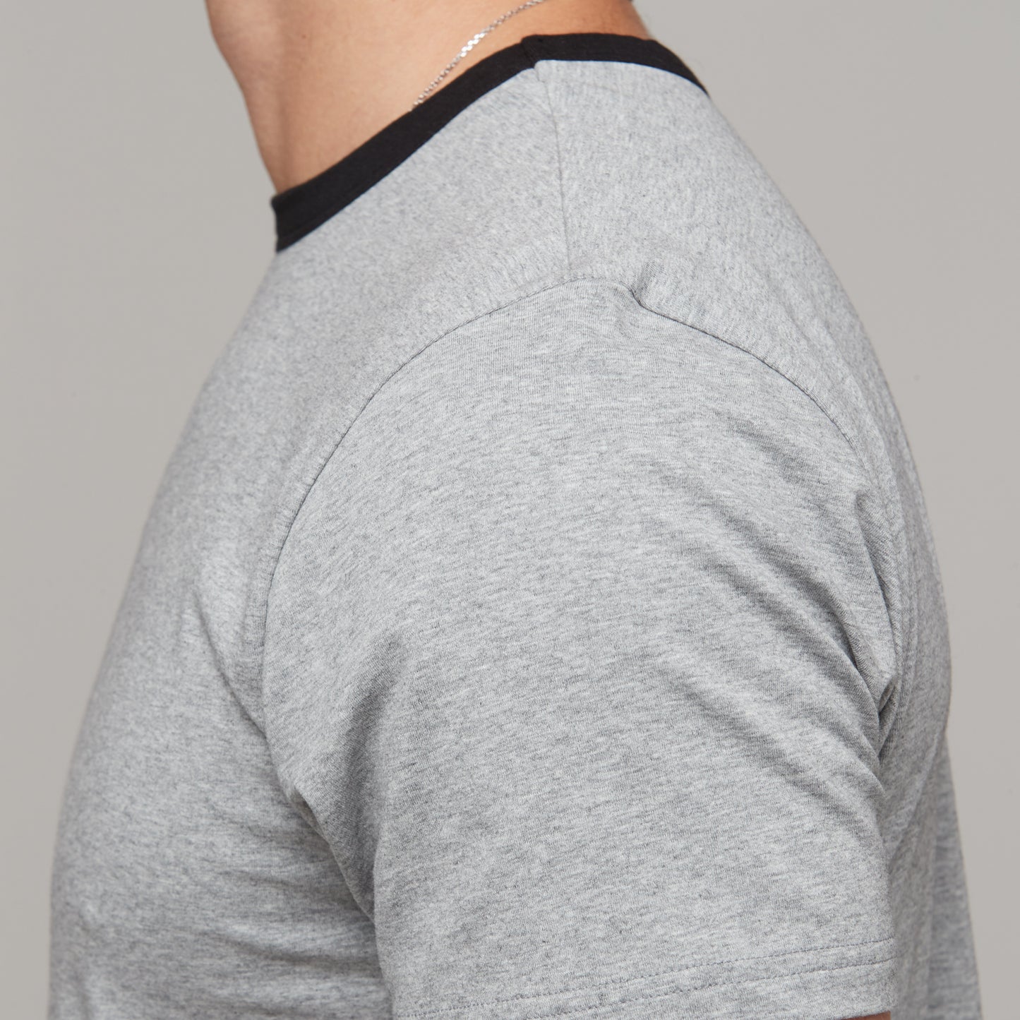 Wyatt Tee Grey Marle/Black