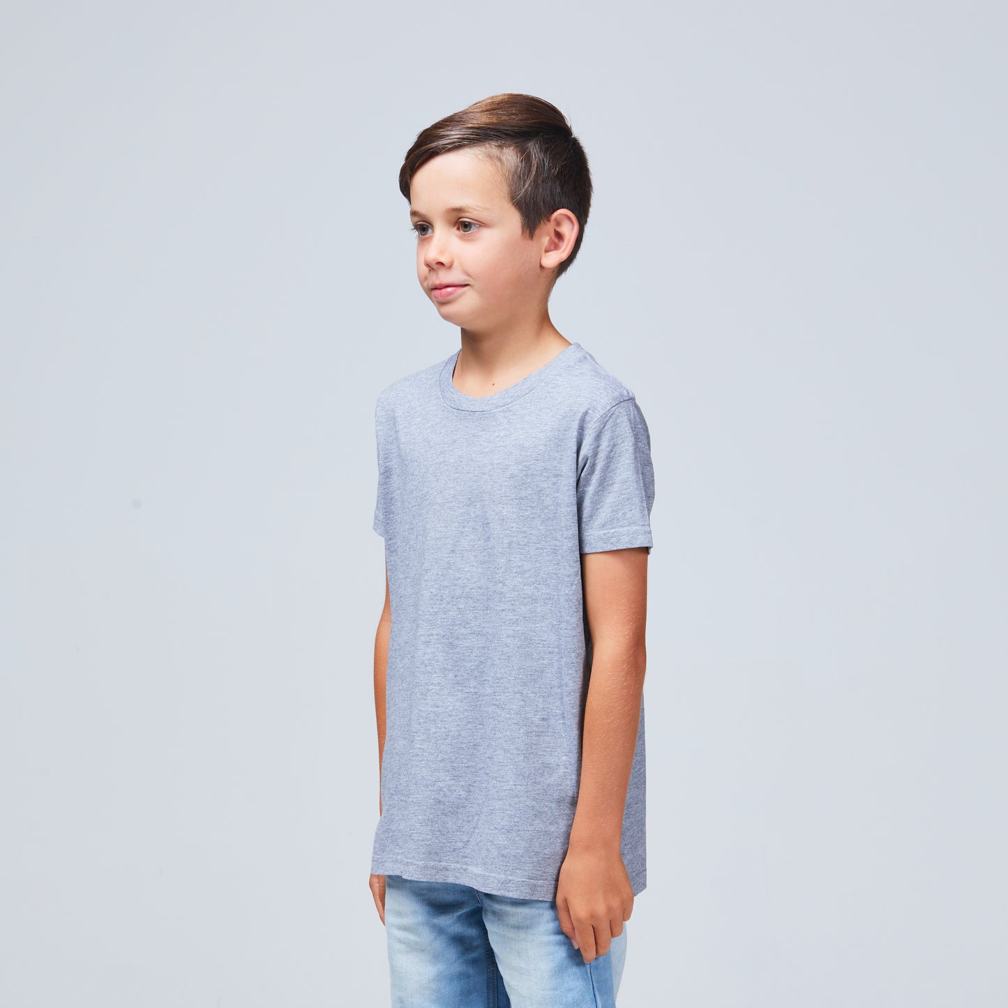 Tiger Tee Grey Marle