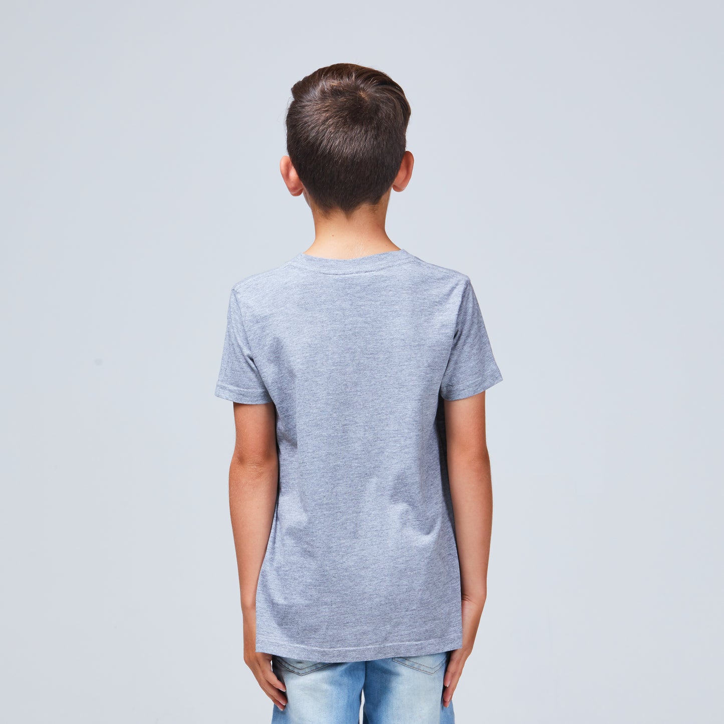 Tiger Tee Grey Marle