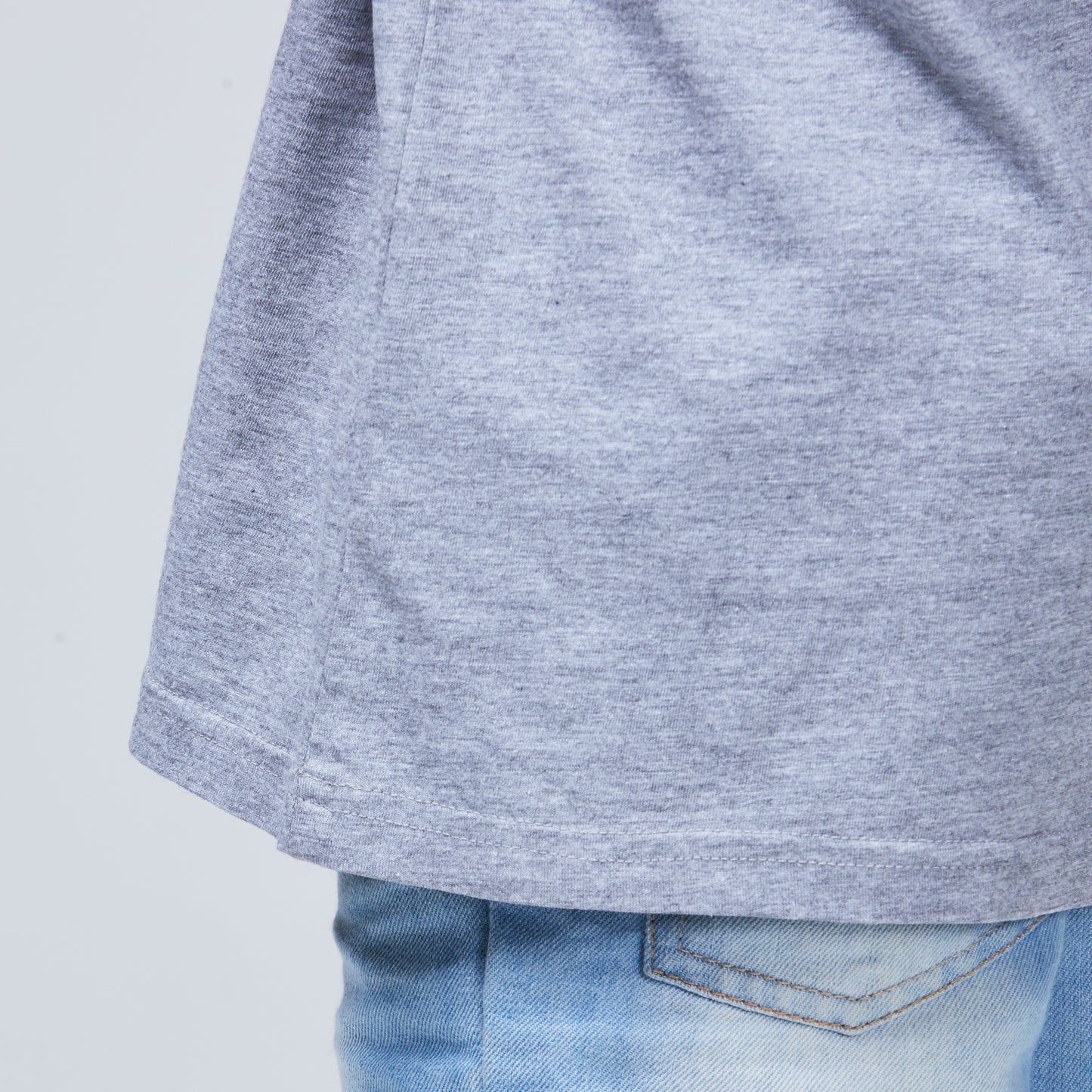 Tiger Tee Grey Marle