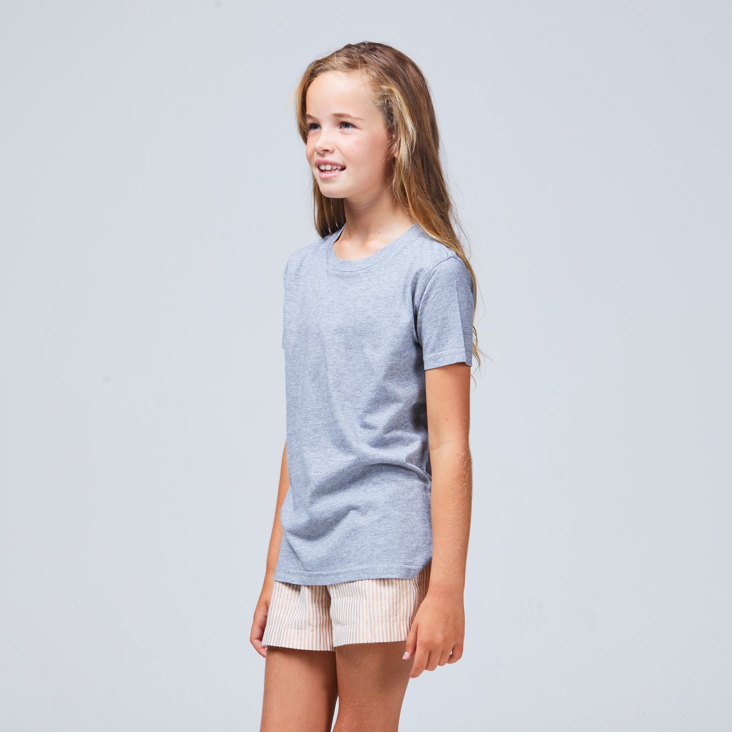 Tiger Tee Grey Marle