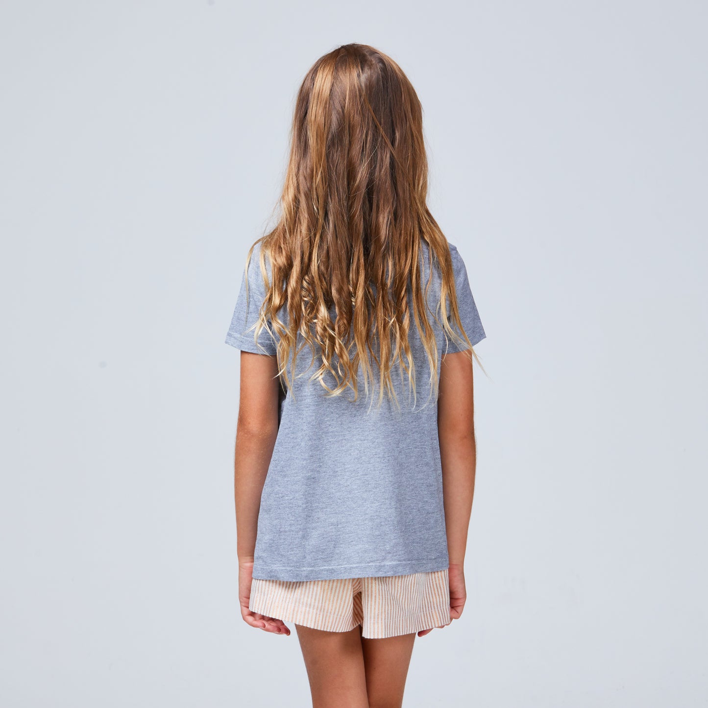 Tiger Tee Grey Marle