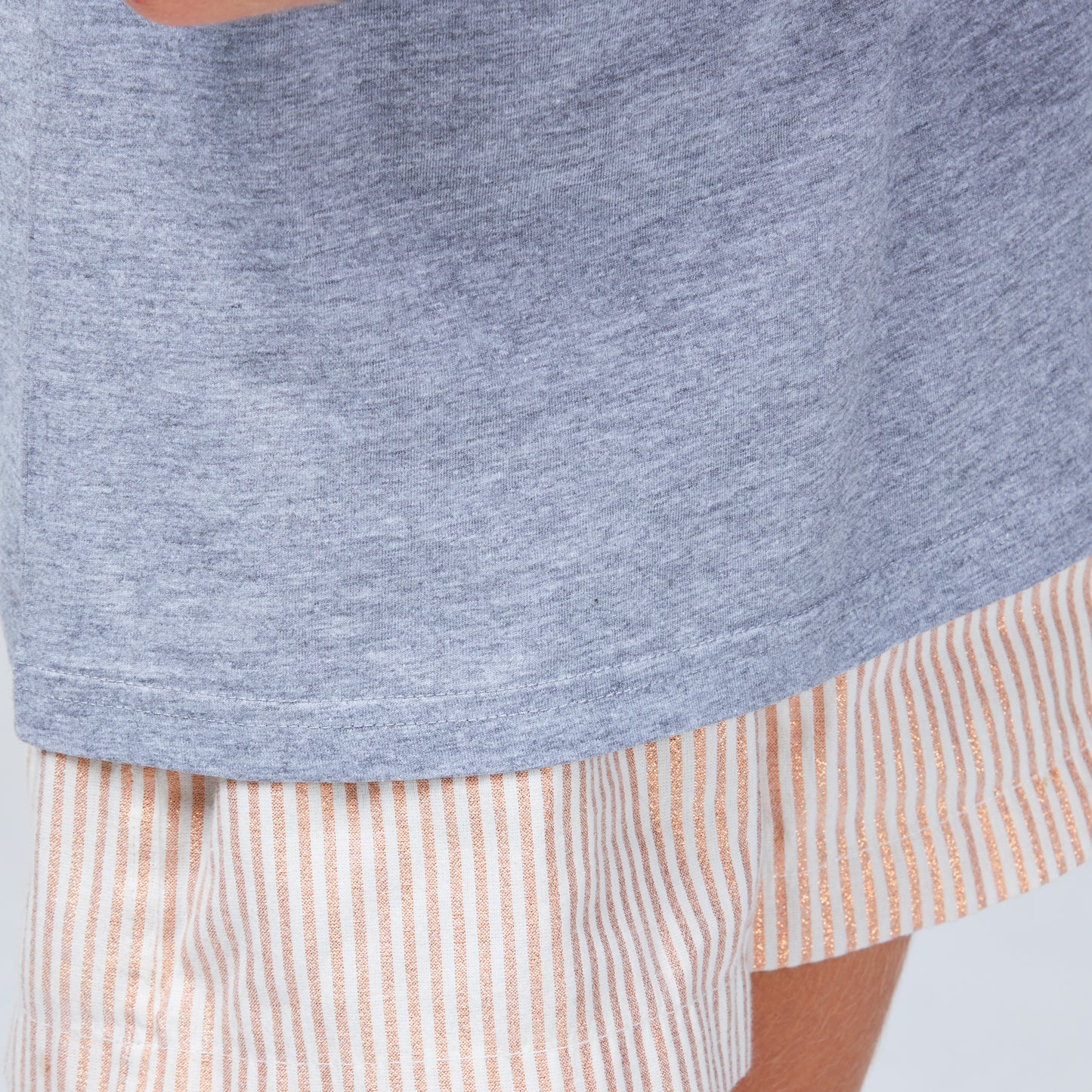 Tiger Tee Grey Marle