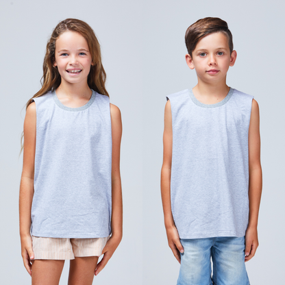 Maddox Singlet Grey Marle