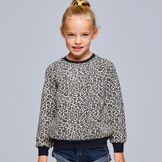 Ricki Sweater Black Leopard
