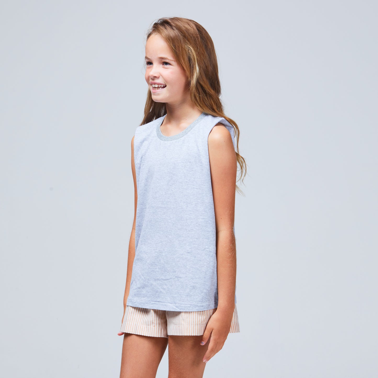 Maddox Singlet Grey Marle