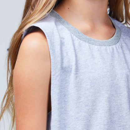 Maddox Singlet Grey Marle