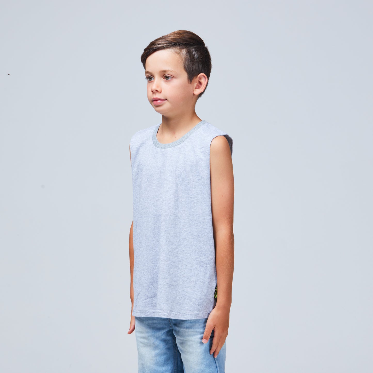 Maddox Singlet Grey Marle