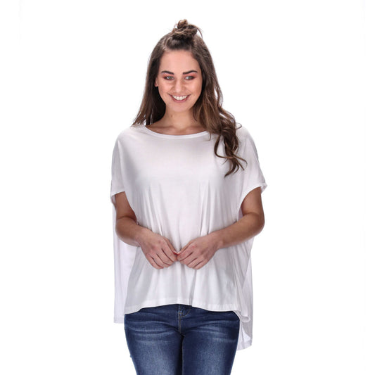 one size white tee