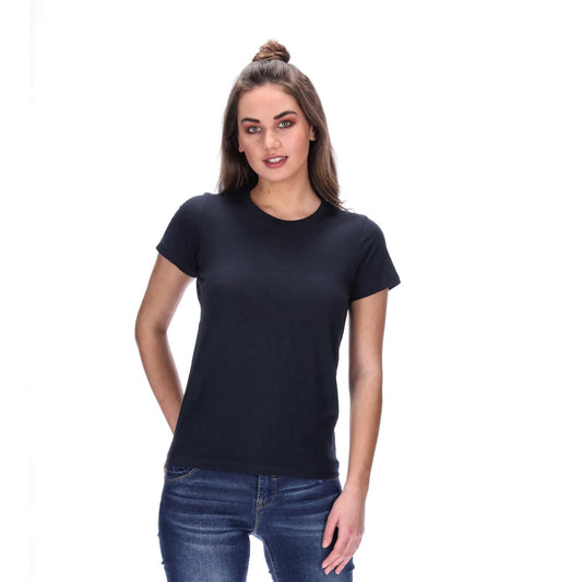 womens basic navy tee